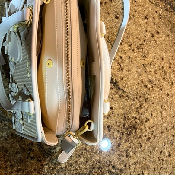 Betsey Johnson | Satchel w/ Butterfly Charm & Removable Crossbody Strap - Picture 8 of 12